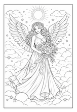 Load image into Gallery viewer, Moments With Guardian Angels: A Heavenly Coloring Book