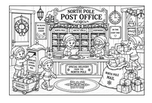 Load image into Gallery viewer, Santa's Family And Their Wonderful Adventures Coloring Book
