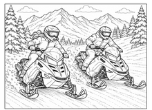 Cargar imagen en el visor de la galería, Winter Wonderland Adventures: A Seasonal Coloring Book