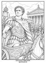 Load image into Gallery viewer, Legends Of Time: Historical Heroes Coloring Book