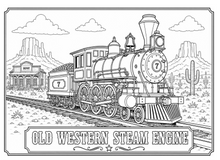 Load image into Gallery viewer, Traveling The Railroad Coloring Book