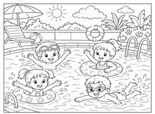 Load image into Gallery viewer, Splash Into Summer: A Seasonal Coloring Book