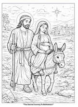 Load image into Gallery viewer, Sacred Moments With The Holy Family Coloring Book