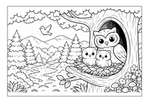 Lataa kuva Galleria-katseluun, Forest Friends Adventures Coloring Book