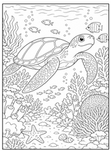 Load image into Gallery viewer, Treasures Of The Ocean Coloring Book
