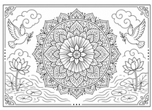 Load image into Gallery viewer, Serene Mandalas: An Adventurous Coloring Book
