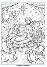 Load image into Gallery viewer, Sacred Moments With The Holy Family Coloring Book