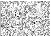 Load image into Gallery viewer, Roar And Explore: A Jungle Animals Coloring Book
