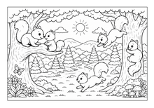 Lataa kuva Galleria-katseluun, Forest Friends Adventures Coloring Book