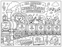 Load image into Gallery viewer, Trains Of Imagination Coloring Book