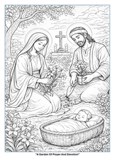 Load image into Gallery viewer, Sacred Moments With The Holy Family Coloring Book