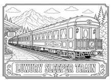 Load image into Gallery viewer, Traveling The Railroad Coloring Book