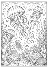Load image into Gallery viewer, Treasures Of The Ocean Coloring Book
