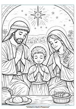 Load image into Gallery viewer, Sacred Moments With The Holy Family Coloring Book