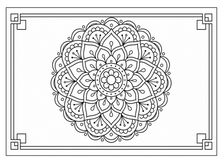 Lataa kuva Galleria-katseluun, Tranquil Mandalas: A Relaxation Coloring Book
