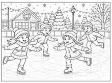 Cargar imagen en el visor de la galería, Winter Wonderland Adventures: A Seasonal Coloring Book