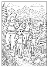 Load image into Gallery viewer, Family Traditions & Adventures Coloring Book