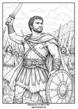 Load image into Gallery viewer, Legends Of Time: Historical Heroes Coloring Book