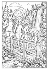 Load image into Gallery viewer, Family Traditions & Adventures Coloring Book