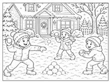 Cargar imagen en el visor de la galería, Winter Wonderland Adventures: A Seasonal Coloring Book