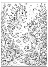 Load image into Gallery viewer, Treasures Of The Ocean Coloring Book