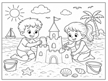 Load image into Gallery viewer, Splash Into Summer: A Seasonal Coloring Book
