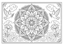 Load image into Gallery viewer, Serene Mandalas: An Adventurous Coloring Book