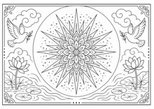 Load image into Gallery viewer, Serene Mandalas: An Adventurous Coloring Book