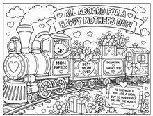 Load image into Gallery viewer, Trains Of Imagination Coloring Book
