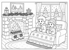 Cargar imagen en el visor de la galería, Winter Wonderland Adventures: A Seasonal Coloring Book