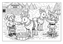 Load image into Gallery viewer, Santa's Family And Their Wonderful Adventures Coloring Book