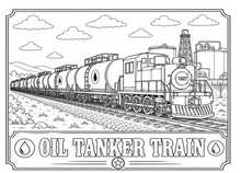 Load image into Gallery viewer, Traveling The Railroad Coloring Book