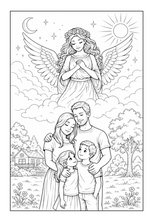 Load image into Gallery viewer, Moments With Guardian Angels: A Heavenly Coloring Book