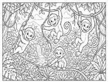 Load image into Gallery viewer, Roar And Explore: A Jungle Animals Coloring Book