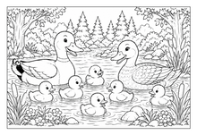 Lataa kuva Galleria-katseluun, Forest Friends Adventures Coloring Book