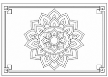 Lataa kuva Galleria-katseluun, Tranquil Mandalas: A Relaxation Coloring Book