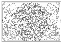 Load image into Gallery viewer, Serene Mandalas: An Adventurous Coloring Book