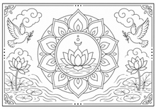 Load image into Gallery viewer, Serene Mandalas: An Adventurous Coloring Book