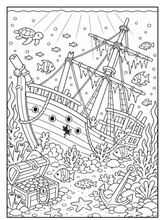 Load image into Gallery viewer, Treasures Of The Ocean Coloring Book