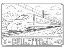Load image into Gallery viewer, Traveling The Railroad Coloring Book