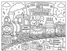 Load image into Gallery viewer, Trains Of Imagination Coloring Book