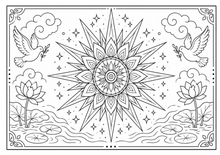 Load image into Gallery viewer, Serene Mandalas: An Adventurous Coloring Book