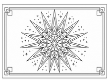 Lataa kuva Galleria-katseluun, Tranquil Mandalas: A Relaxation Coloring Book