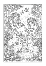 Load image into Gallery viewer, Enchanted Creatures: A Magical Coloring Book