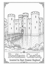 Cargar imagen en el visor de la galería, Legendary Castles Coloring Book