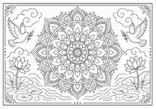 Load image into Gallery viewer, Serene Mandalas: An Adventurous Coloring Book