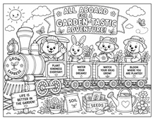 Load image into Gallery viewer, Trains Of Imagination Coloring Book