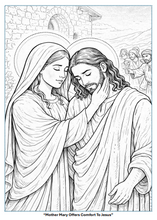 Load image into Gallery viewer, Sacred Moments With The Holy Family Coloring Book