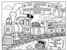 Load image into Gallery viewer, Trains Of Imagination Coloring Book