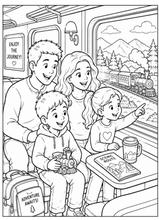 Load image into Gallery viewer, Family Traditions & Adventures Coloring Book